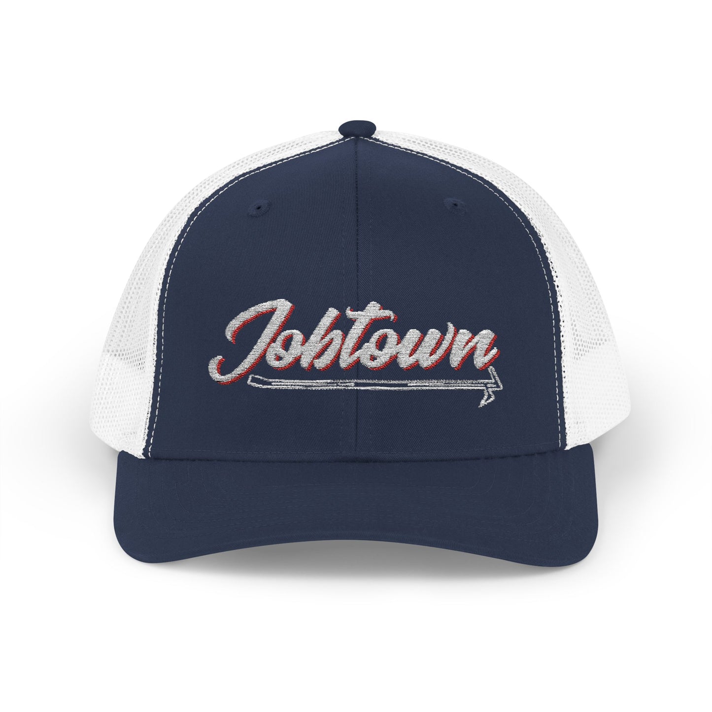 Jobtown Hook White Letters Trucker Hat