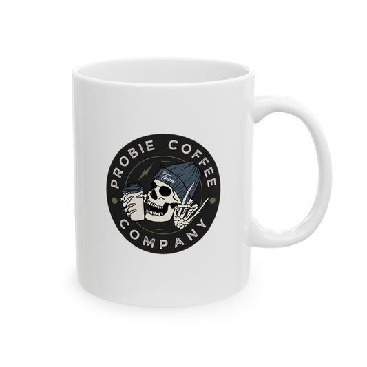 Probie Coffee Co. Ceramic Mug, (11oz, 15oz)