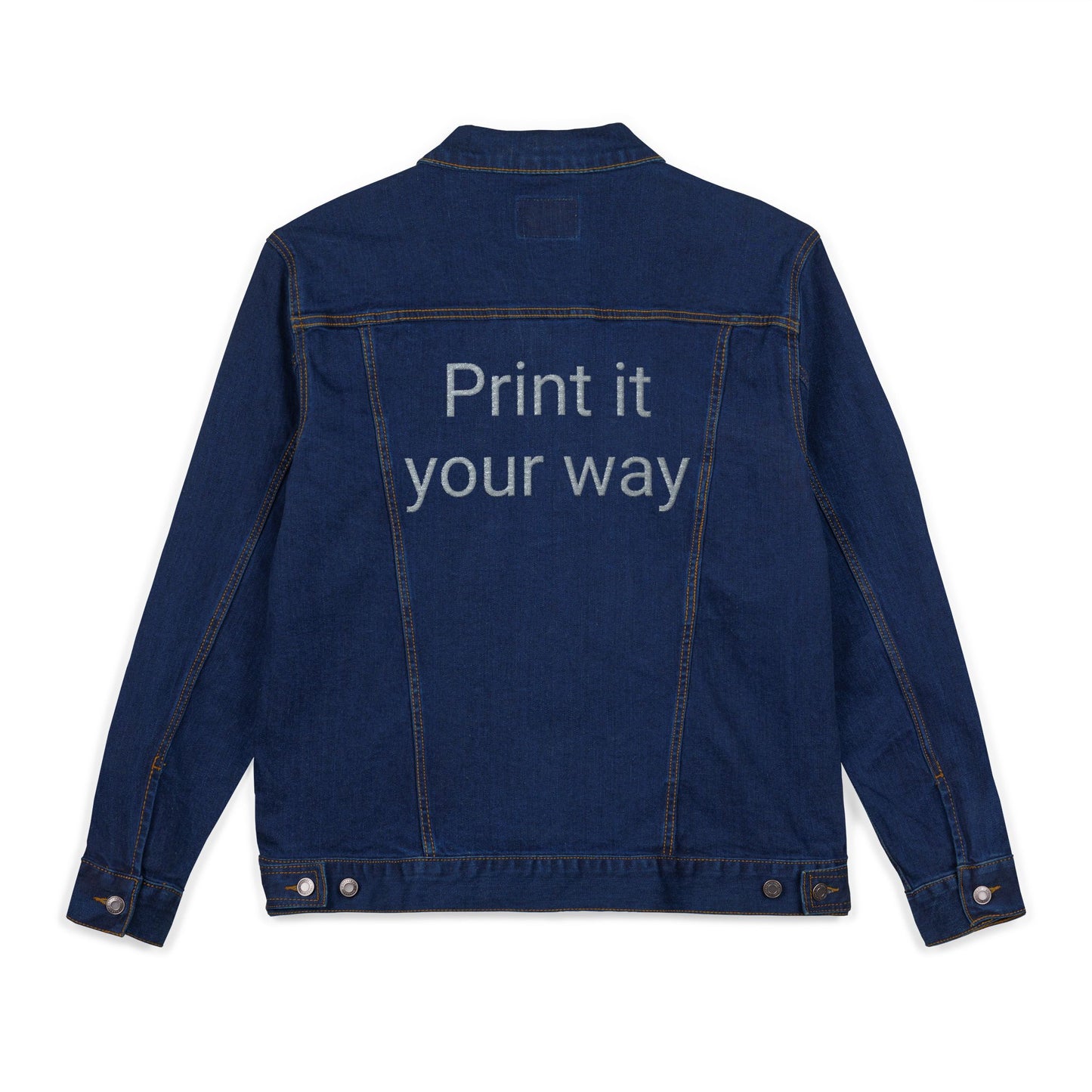 Custom Denim Jacket with Personalized Back