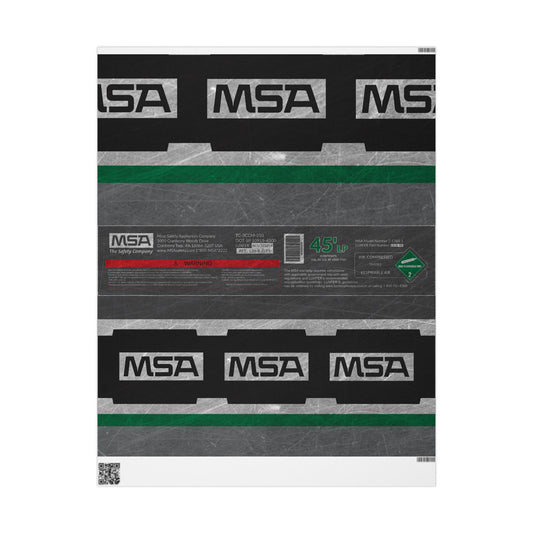 MSA Holiday Gift Wrapping Paper
