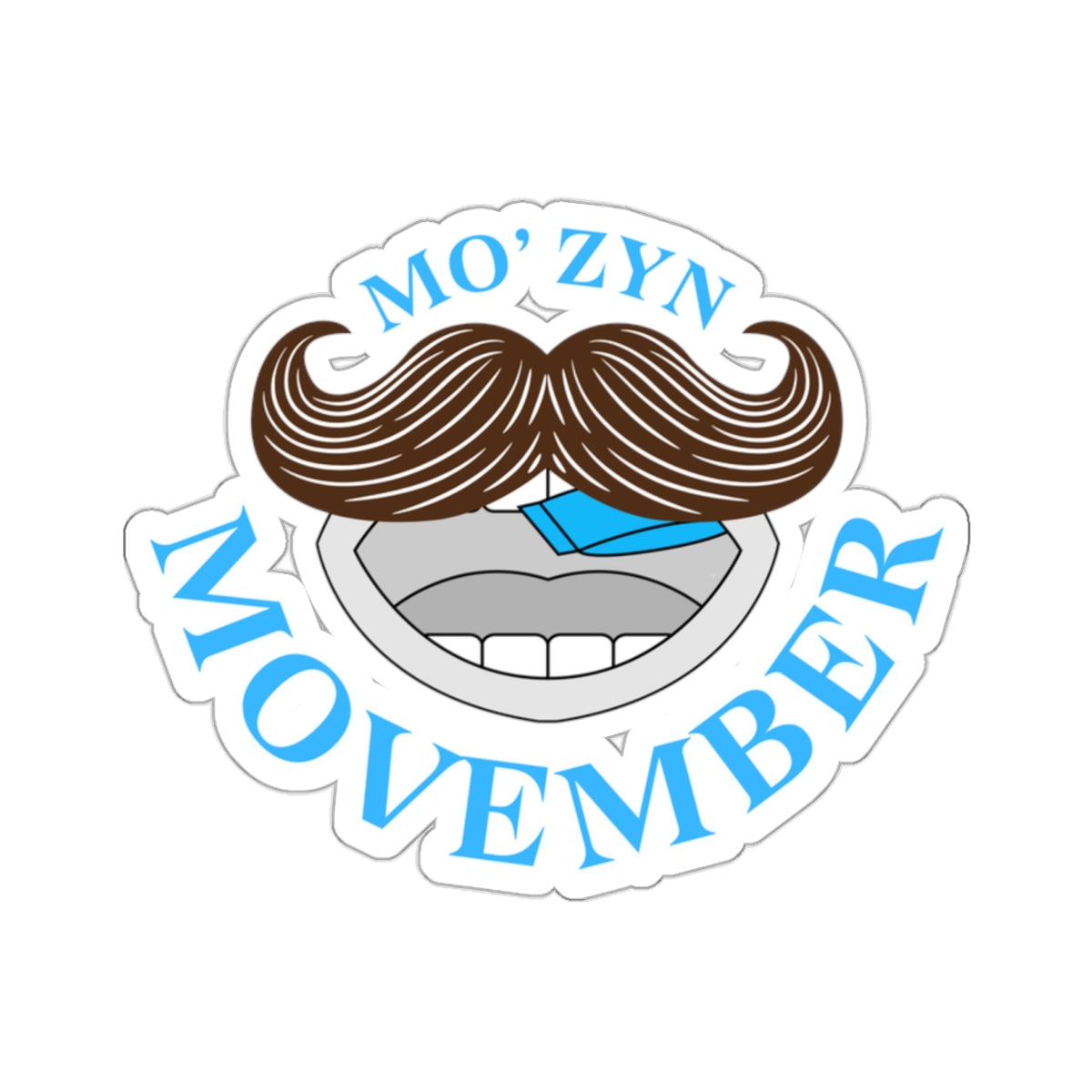 Mo’ Zyn Movember Sticker