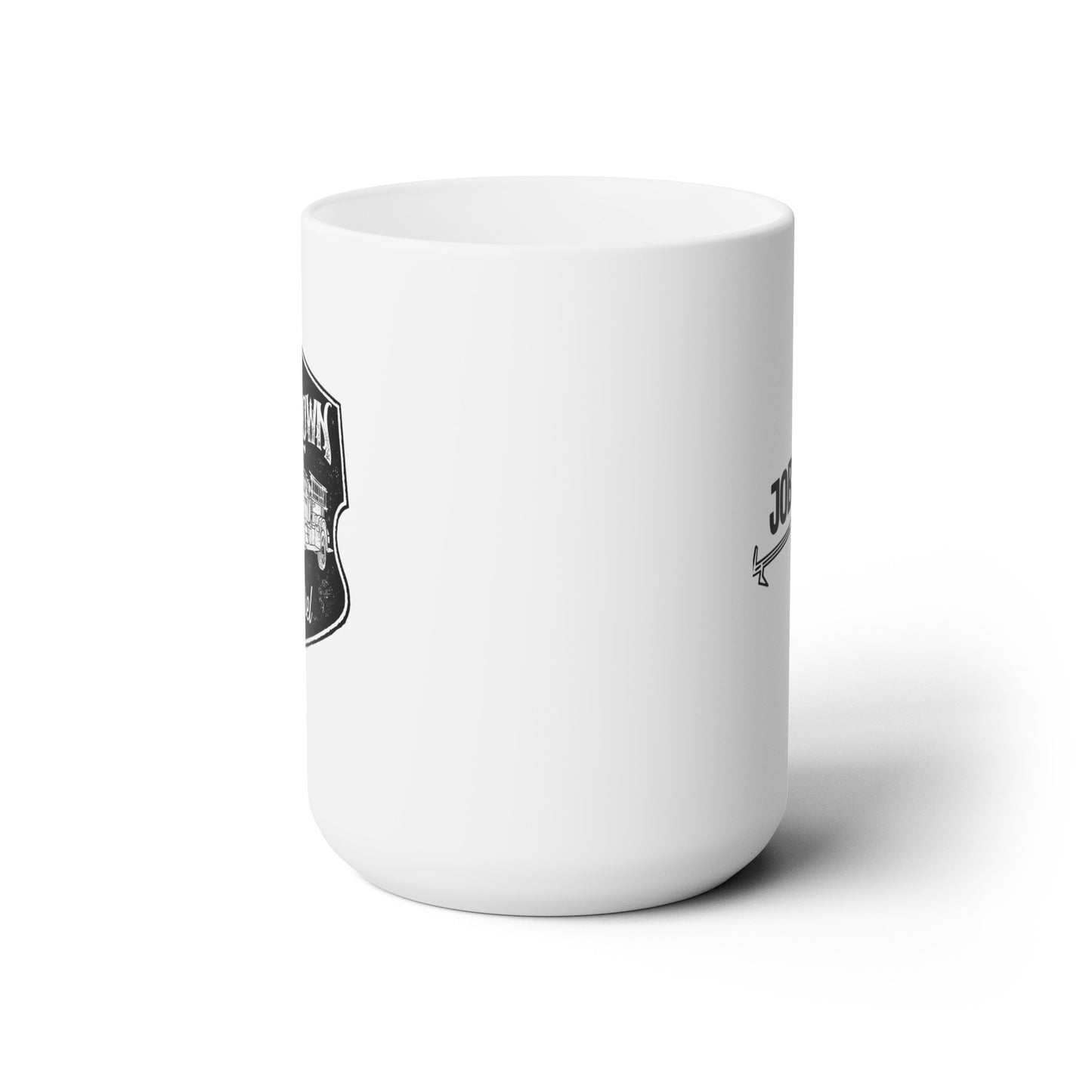 Jobtown white Ceramic Mug 15oz