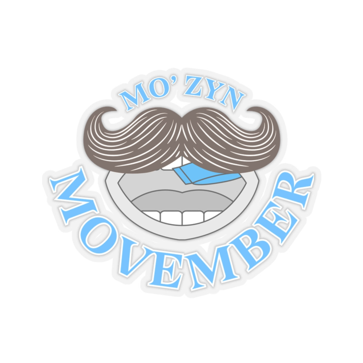 Mo’ Zyn Movember Sticker